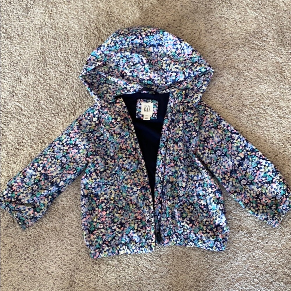 Baby gap girls rain jacket size 2T